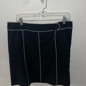 Ann Taylor Elegant Black and White Pencil Skirt
